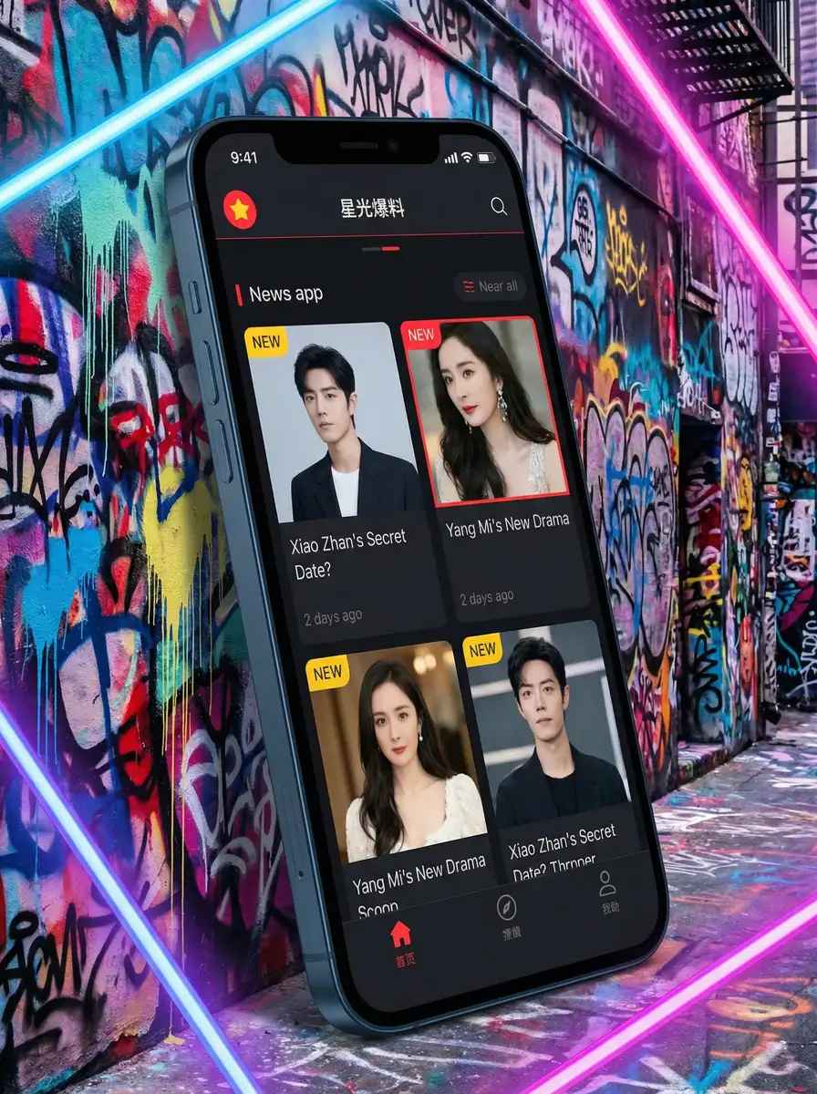 装台 电视剧 APP界面展示 - 掌上吃瓜神器